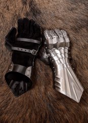 Gotické rukavice plátové s nitovaním