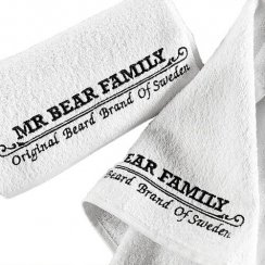 Mr. Bear Family uterák biely, 40x60 cm