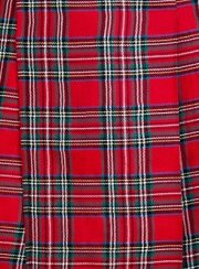 Kilt, škótska sukňa - červený tartan