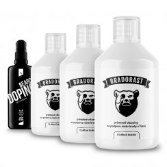 Beard Boost Set: Bradorast a Beard doping 100 ml 3+1