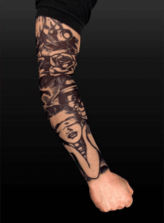 Tattoo rukáv vrah