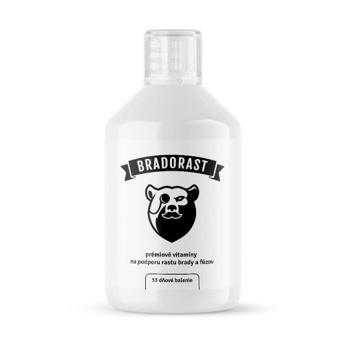 Bradorast - vitamíny na rast brady