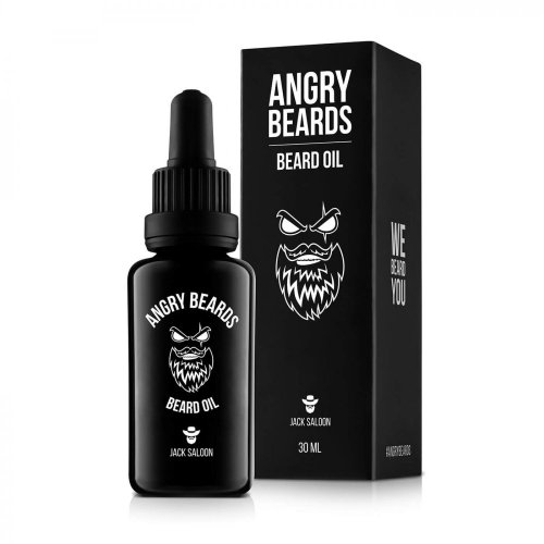 Angry Beards Olej na bradu a fúzy 30 ml - Objem: 30 ml, Vôňa: Jack Saloon