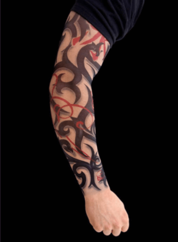 Tattoo rukáv tribal