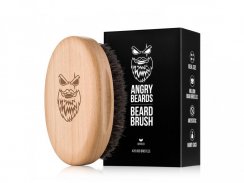 Angry Beards Drevená kefa na bradu a fúzy