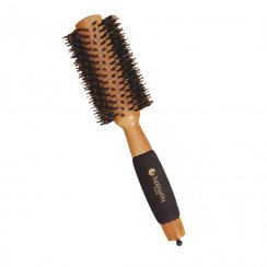 HAIRWAY Okrúhla kefa na vlasy - diviačie štetiny (36x65 mm)