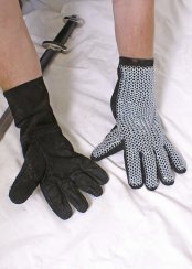 Krúžkové rukavice s palcom (6 mm)