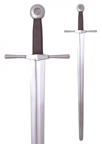 Jednoručný meč s okrúhlou plochou hruškou