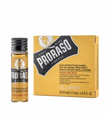 Proraso Wood and Spice Hot olej na bradu 4 x 17 ml