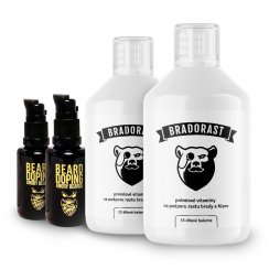 Beard Boost Set: Bradorast a Beard doping 2+2