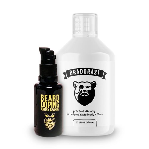Beard Boost Set: Bradorast a Beard doping 1+1
