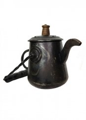 Táborový čajník z ocele, objem 1 l