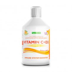 Swedish Nutra vitamín C + vitamín D3 + zinok na imunitu 500 ml