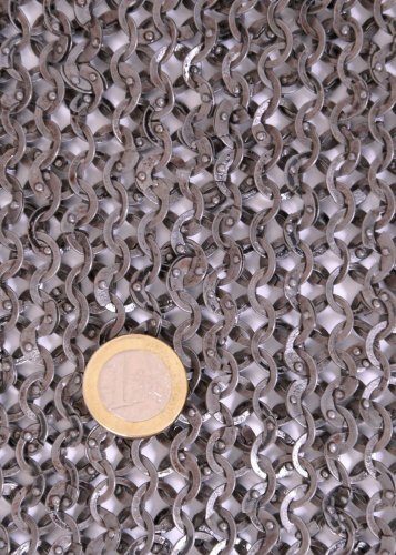 Nitovaná krúžková košeľa ploché krúžky (8 mm)